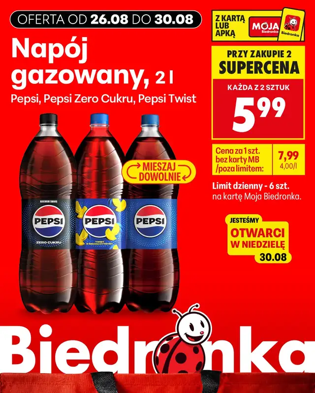 Biedronka - gazetka promocyjna Biedronkowe oszczędności od czwartku od czwartku 27.08 do soboty 29.08 - strona 12