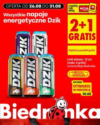 Biedronka - gazetka promocyjna Biedronkowe oszczędności od czwartku od czwartku 27.08 do soboty 29.08