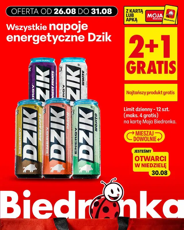 Biedronka - gazetka promocyjna Biedronkowe oszczędności od czwartku  