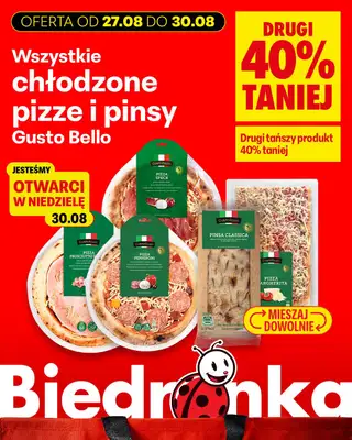 Biedronka - gazetka promocyjna Biedronkowe oszczędności od czwartku od czwartku 27.08 do soboty 29.08 - strona 14