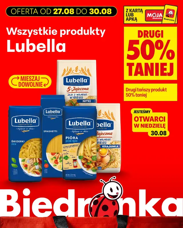 Biedronka - gazetka promocyjna Biedronkowe oszczędności od czwartku od czwartku 27.08 do soboty 29.08 - strona 13
