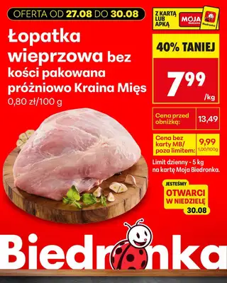 Biedronka - gazetka promocyjna Biedronkowe oszczędności od czwartku od czwartku 27.08 do soboty 29.08 - strona 6
