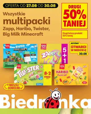 Biedronka - gazetka promocyjna Biedronkowe oszczędności od czwartku od czwartku 27.08 do soboty 29.08 - strona 10
