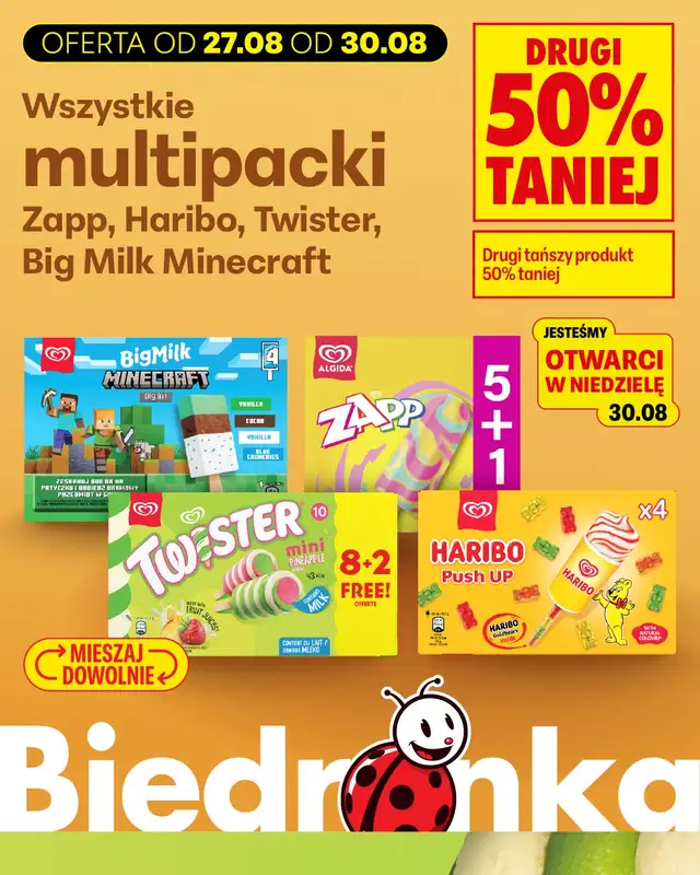 Biedronka - gazetka promocyjna Biedronkowe oszczędności od czwartku od czwartku 27.08 do soboty 29.08 - strona 10
