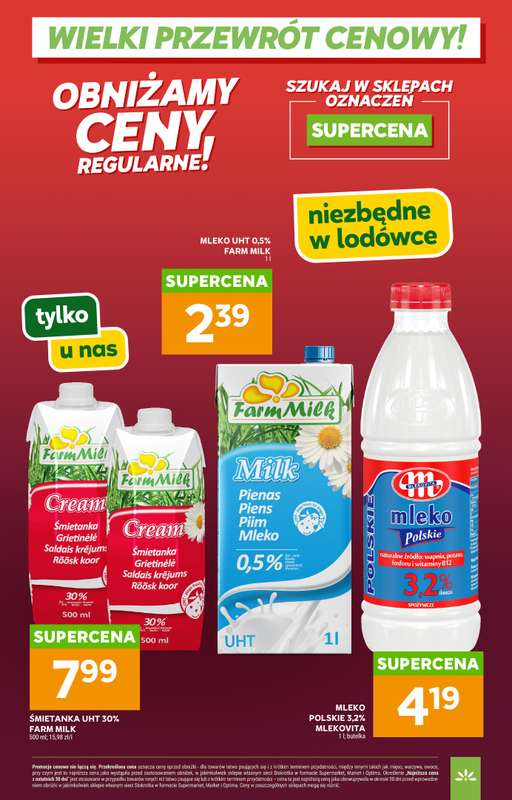Stokrotka - gazetka promocyjna Wielki przewrót cenowy! od środy 05.08 do poniedziałku 31.08 - strona 7