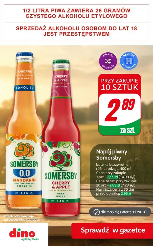 Dino - gazetka promocyjna Super promocje na piwo!   - strona 3
