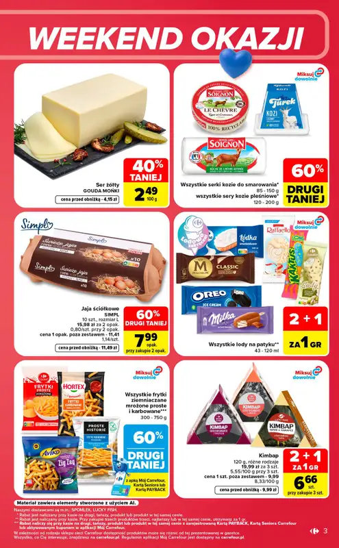 Carrefour Market - gazetka promocyjna Gazetka w sumie od czwartku weekend okazji od czwartku 27.08 do niedzieli 30.08 - strona 3
