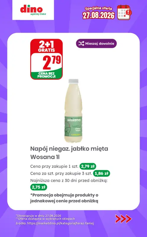 Dino - gazetka promocyjna Specjalna oferta na 27.08.2026 - promocje spoza gazetki od czwartku 27.08 do czwartku 27.08 - strona 4