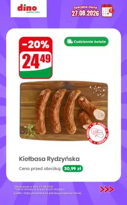 Dino - gazetka promocyjna Specjalna oferta na 27.08.2026 - promocje spoza gazetki od czwartku 27.08 do czwartku 27.08 - strona 3