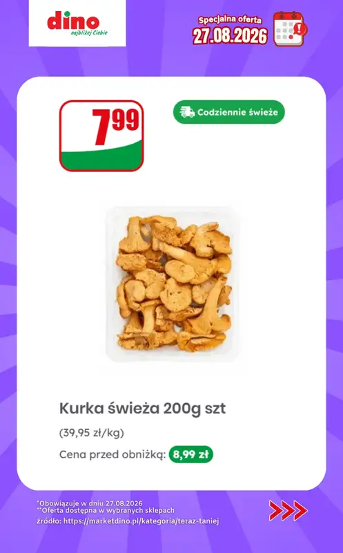 Dino - gazetka promocyjna Specjalna oferta na 27.08.2026 - promocje spoza gazetki od czwartku 27.08 do czwartku 27.08 - strona 2