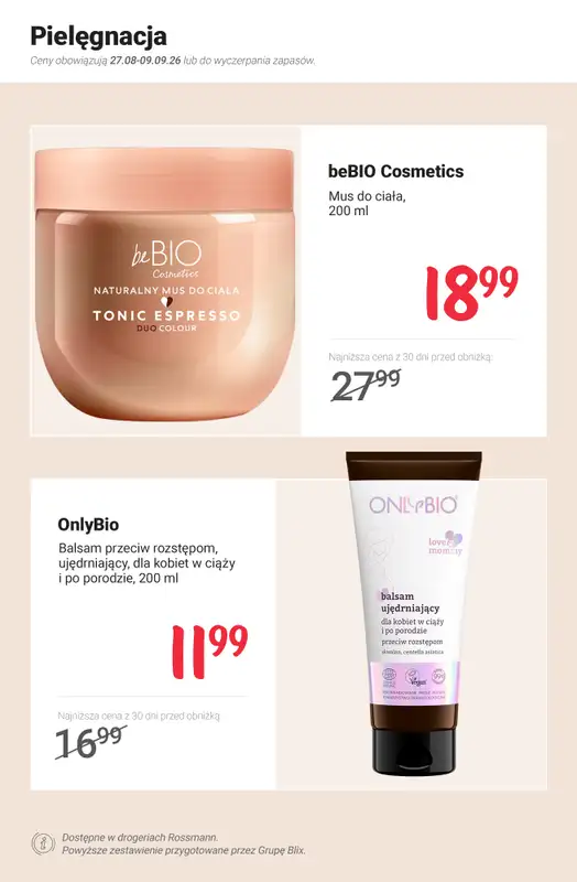 Rossmann - gazetka promocyjna Nowe MEGA promocje od 27.08 od czwartku 27.08 do środy 09.09 - strona 7