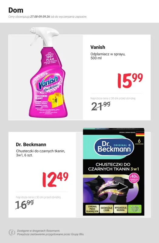 Rossmann - gazetka promocyjna Nowe MEGA promocje od 27.08 od czwartku 27.08 do środy 09.09 - strona 11