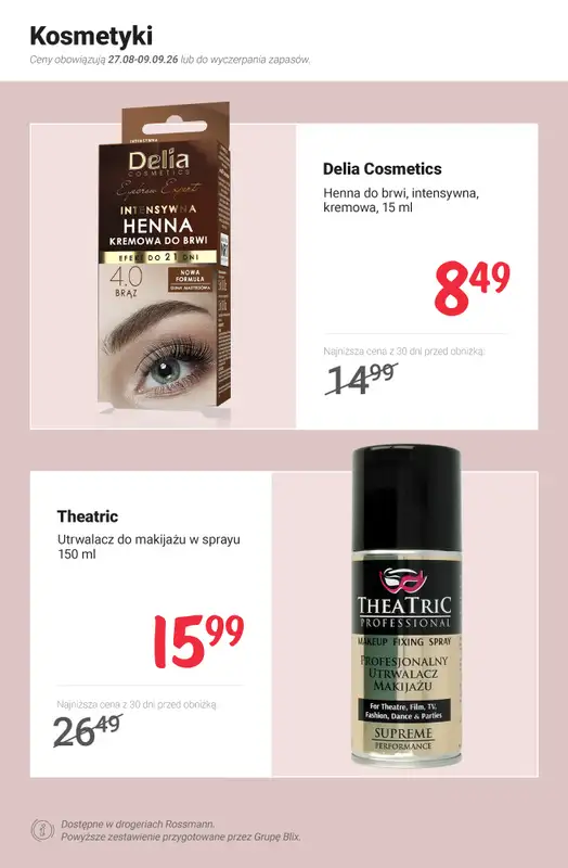 Rossmann - gazetka promocyjna Nowe MEGA promocje od 27.08 od czwartku 27.08 do środy 09.09 - strona 2