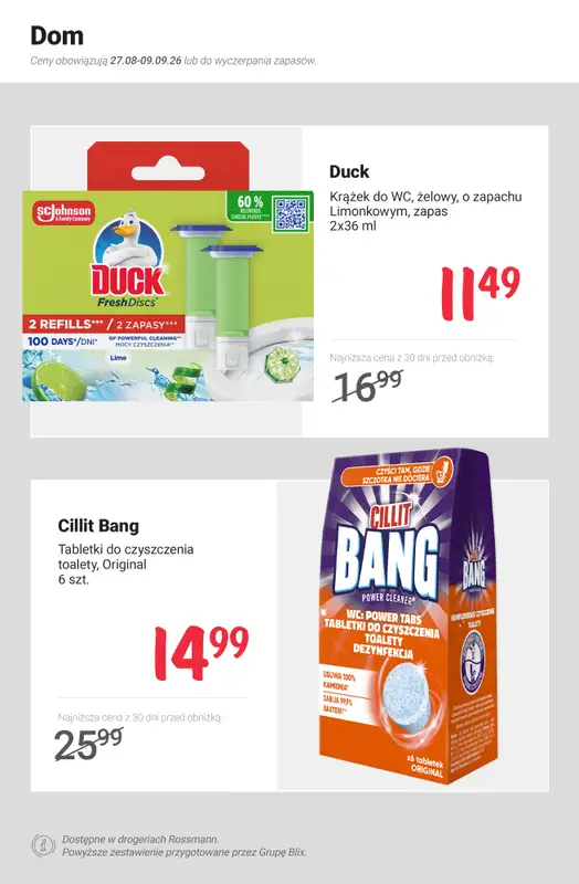 Rossmann - gazetka promocyjna Nowe MEGA promocje od 27.08 od czwartku 27.08 do środy 09.09 - strona 12