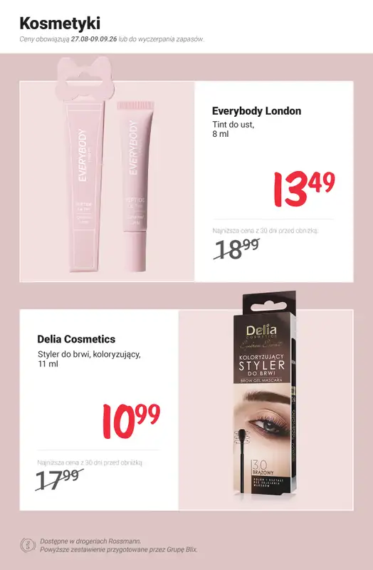 Rossmann - gazetka promocyjna Nowe MEGA promocje od 27.08 od czwartku 27.08 do środy 09.09 - strona 3