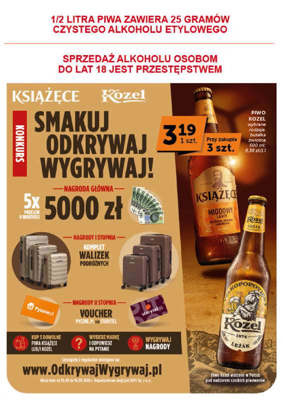 Euro Sklep - gazetka promocyjna Gazetka Supermarket  do środy 02.09 - strona 19