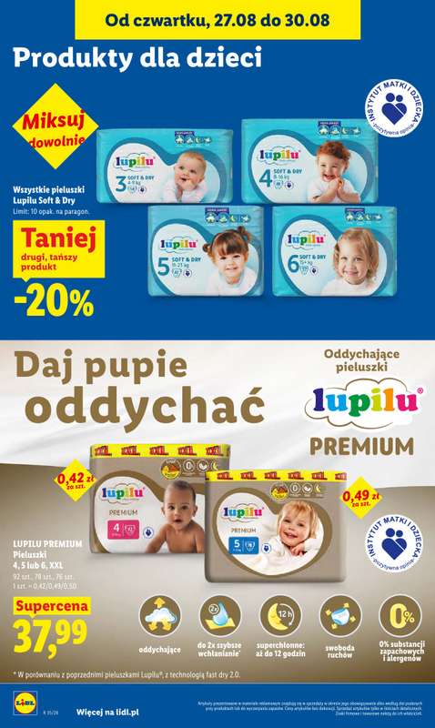 Lidl - gazetka promocyjna Oferta od czwartku od czwartku 27.08 do niedzieli 30.08 - strona 82