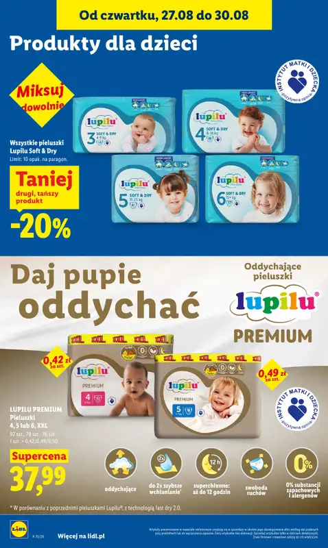 Lidl - gazetka promocyjna Oferta od czwartku od czwartku 27.08 do niedzieli 30.08 - strona 82