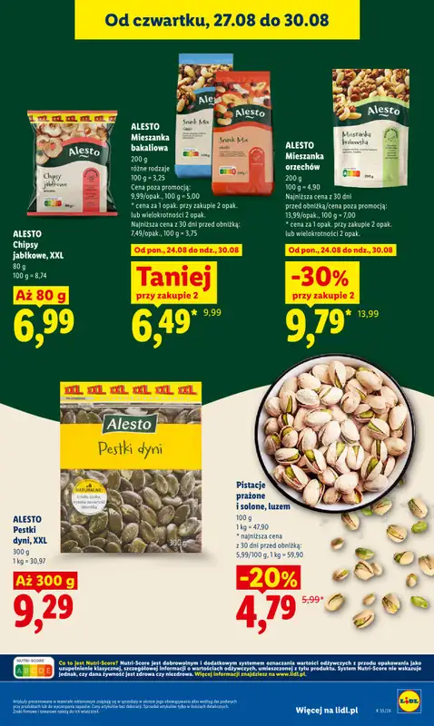 Lidl - gazetka promocyjna Oferta od czwartku od czwartku 27.08 do niedzieli 30.08 - strona 71
