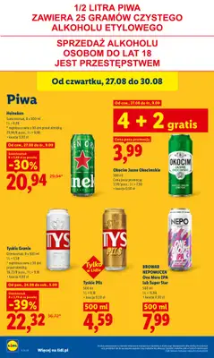 Lidl - gazetka promocyjna Oferta od czwartku od czwartku 27.08 do niedzieli 30.08 - strona 68