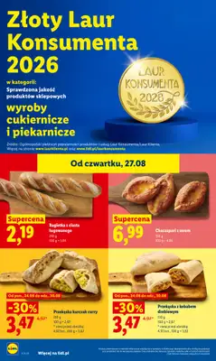 Lidl - gazetka promocyjna Oferta od czwartku od czwartku 27.08 do niedzieli 30.08 - strona 44