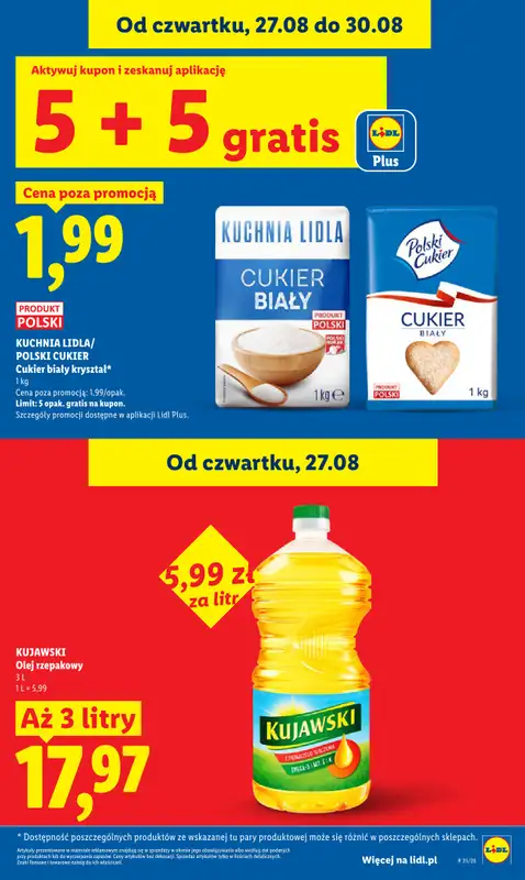 Lidl - gazetka promocyjna Oferta od czwartku od czwartku 27.08 do niedzieli 30.08 - strona 13