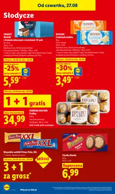 Lidl - gazetka promocyjna Oferta od czwartku od czwartku 27.08 do niedzieli 30.08 - strona 74