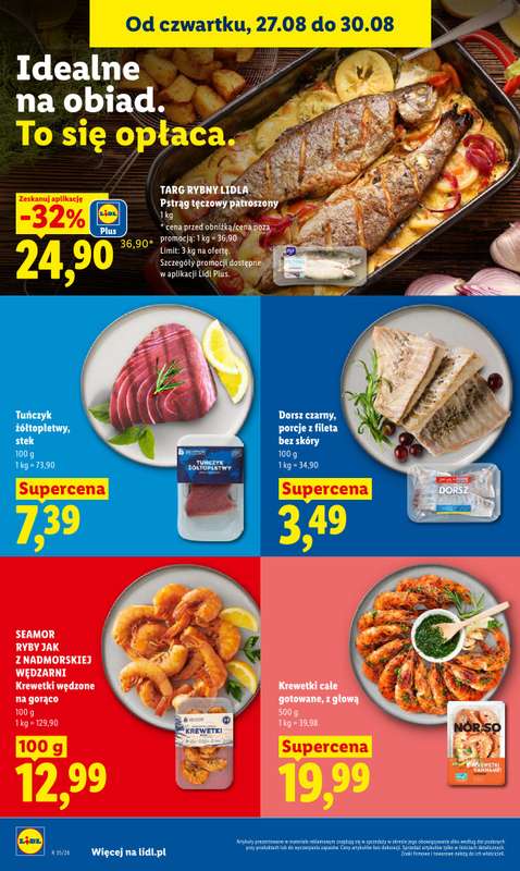 Lidl - gazetka promocyjna Oferta od czwartku od czwartku 27.08 do niedzieli 30.08 - strona 56