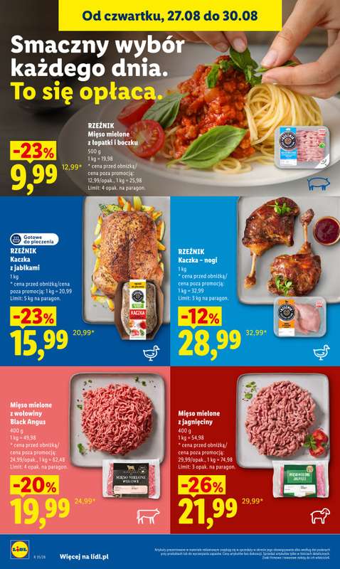 Lidl - gazetka promocyjna Oferta od czwartku od czwartku 27.08 do niedzieli 30.08 - strona 50