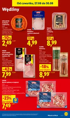 Lidl - gazetka promocyjna Oferta od czwartku od czwartku 27.08 do niedzieli 30.08 - strona 53