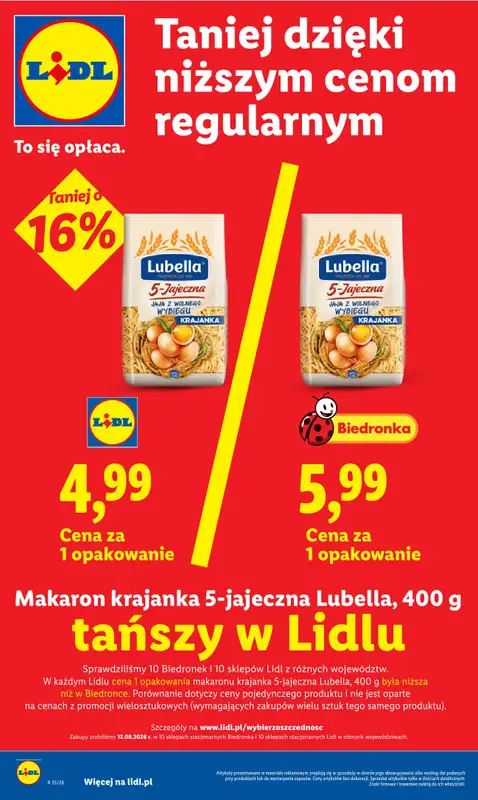 Lidl - gazetka promocyjna Oferta od czwartku od czwartku 27.08 do niedzieli 30.08 - strona 6