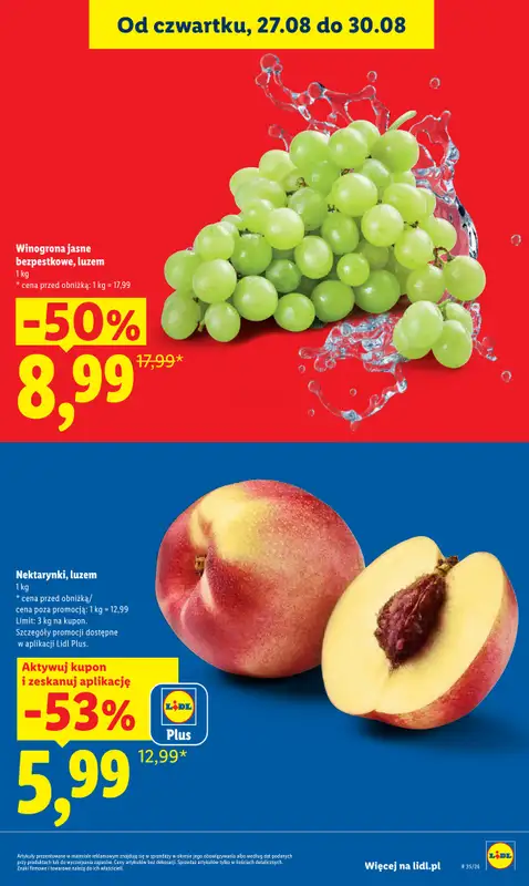Lidl - gazetka promocyjna Oferta od czwartku od czwartku 27.08 do niedzieli 30.08 - strona 19