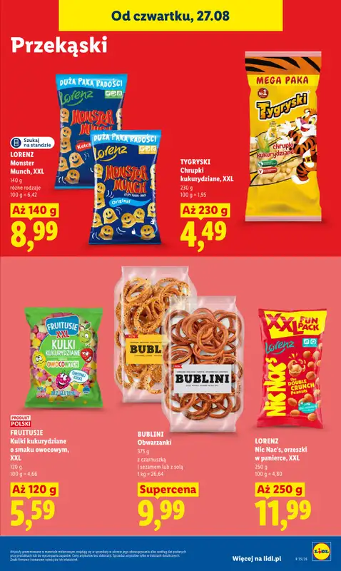 Lidl - gazetka promocyjna Oferta od czwartku od czwartku 27.08 do niedzieli 30.08 - strona 73