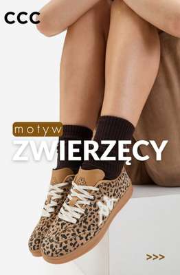 CCC - gazetka promocyjna Panterka i krowie łaty - obuwie damskie we wzory od piątku 28.08 