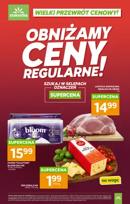 Stokrotka - gazetka promocyjna Wielki przewrót cenowy! od środy 05.08 do poniedziałku 31.08