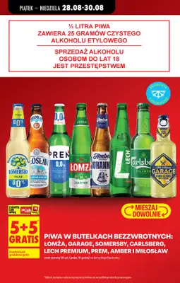 Biedronka - gazetka promocyjna Najlepsze oferty na PIWO! od czwartku 27.08 do niedzieli 30.08 - strona 2