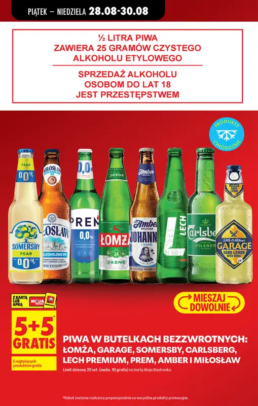 Biedronka - gazetka promocyjna Najlepsze oferty na PIWO!   - strona 2