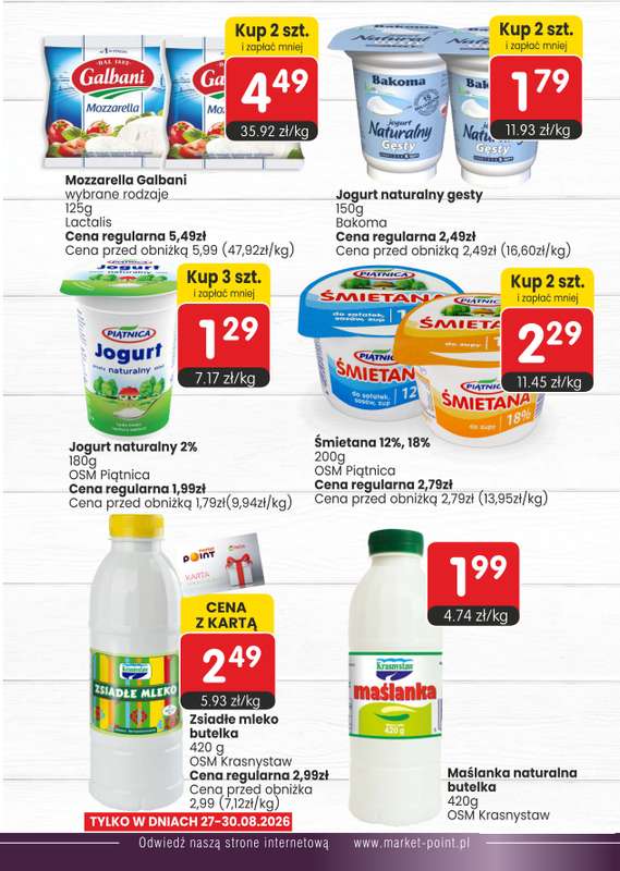 Market Point - gazetka promocyjna Gazetka od czwartku 27.08 do soboty 12.09 - strona 9