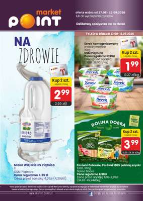 Market Point - gazetka promocyjna Gazetka od czwartku 27.08 do soboty 12.09