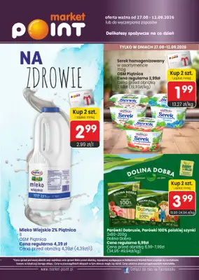 Market Point - gazetka promocyjna Gazetka od czwartku 27.08 do soboty 12.09