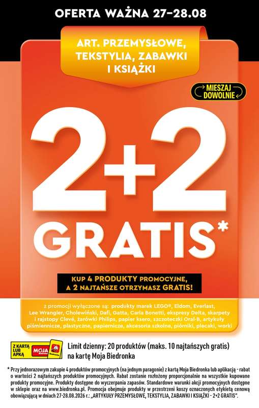 Biedronka - gazetka promocyjna Hity i inspiracje, od 17.08 od poniedziałku 17.08 do środy 02.09 - strona 2