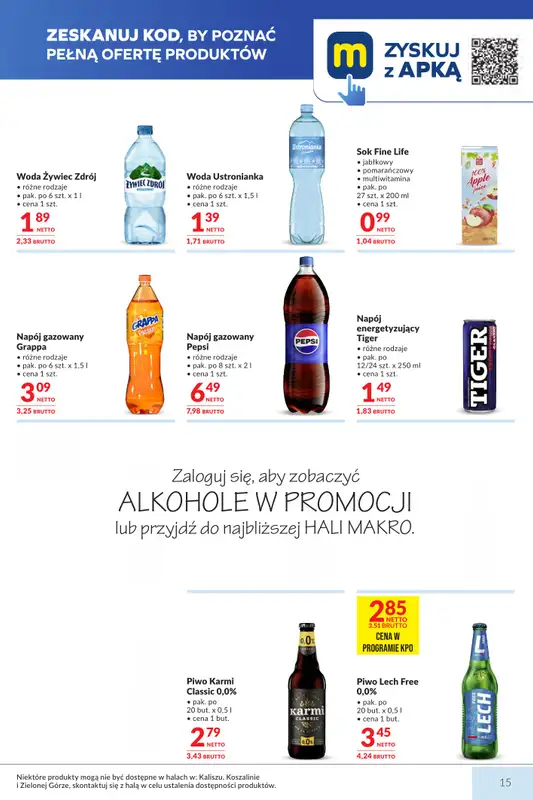 Makro - gazetka promocyjna Mega oferty dla Twojego Sklepu od wtorku 01.09 do poniedziałku 14.09 - strona 15