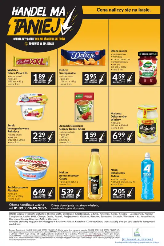 Makro - gazetka promocyjna Mega oferty dla Twojego Sklepu od wtorku 01.09 do poniedziałku 14.09 - strona 22