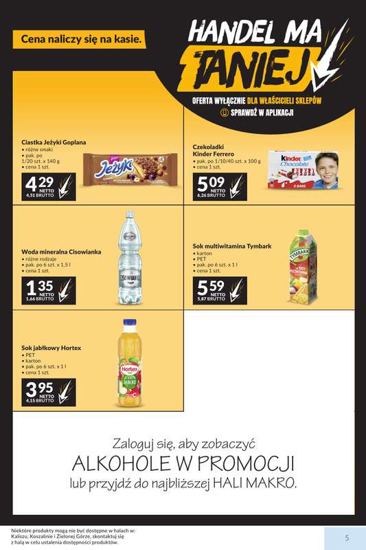 Makro - gazetka promocyjna Mega oferty dla Twojego Sklepu od wtorku 01.09 do poniedziałku 14.09 - strona 5