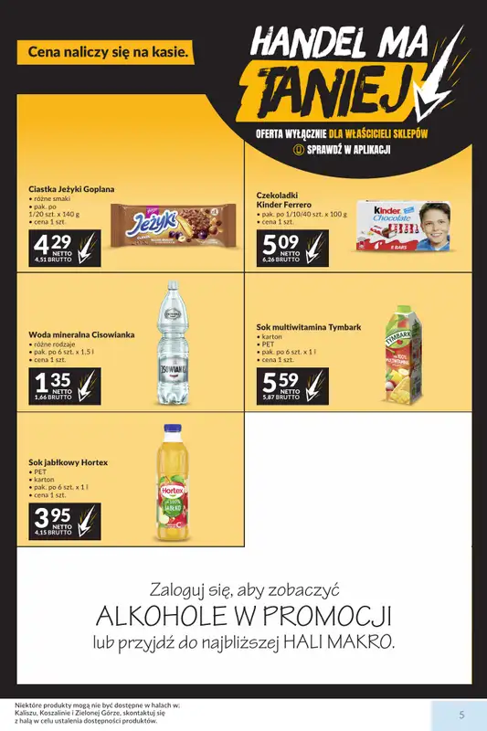 Makro - gazetka promocyjna Mega oferty dla Twojego Sklepu od wtorku 01.09 do poniedziałku 14.09 - strona 5
