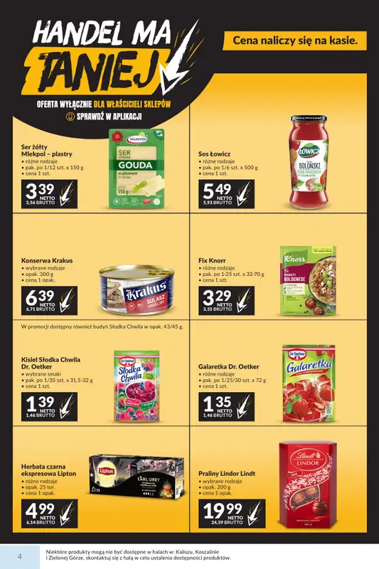 Makro - gazetka promocyjna Mega oferty dla Twojego Sklepu od wtorku 01.09 do poniedziałku 14.09 - strona 4