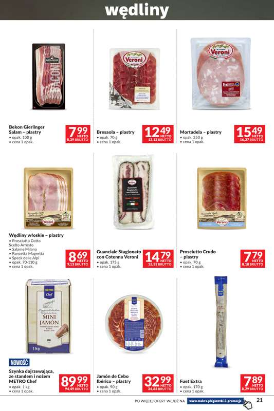 Makro - gazetka promocyjna Katalog Sery, Wędliny, Wina od wtorku 01.09 do poniedziałku 14.09 - strona 8