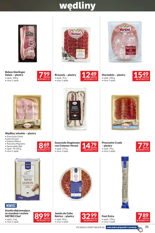 Makro - gazetka promocyjna Katalog Sery, Wędliny, Wina od wtorku 01.09 do poniedziałku 14.09 - strona 8