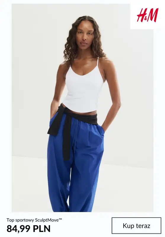 H&M - gazetka promocyjna Nowości na siłownię - kolekcja damska od piątku 28.08  - strona 6