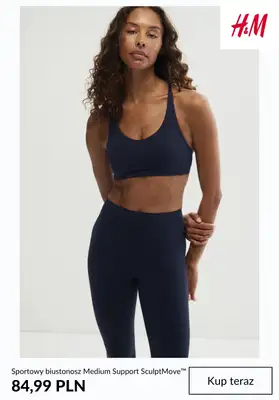 H&M - gazetka promocyjna Nowości na siłownię - kolekcja damska od piątku 28.08  - strona 2
